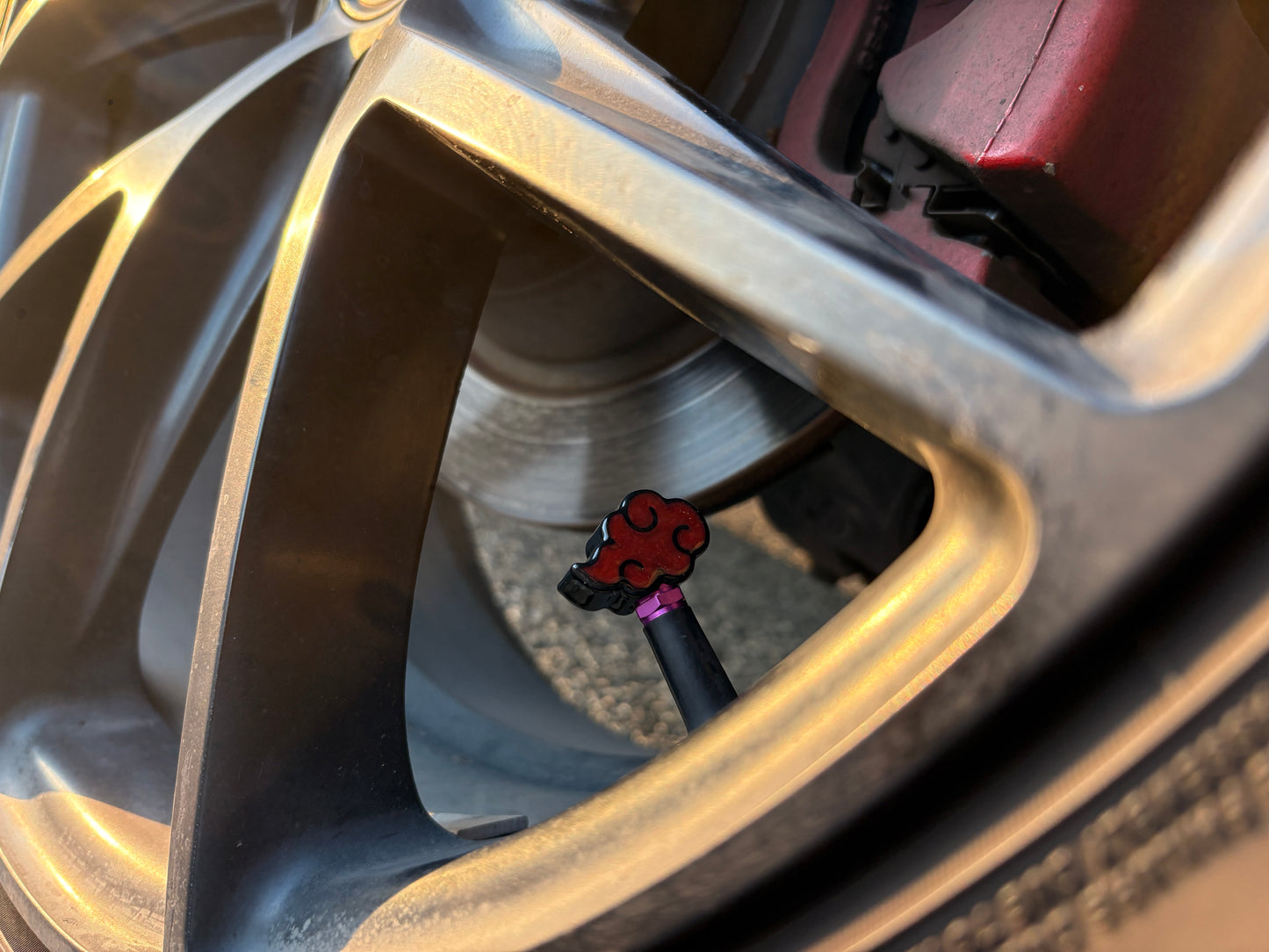 Anime Cloud Valve Stem Caps